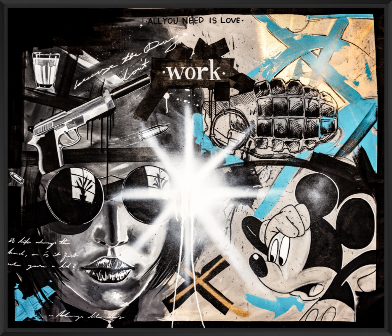 Leinwand "Mathilda - Leon der Profi" - limited edition - 85x100cm