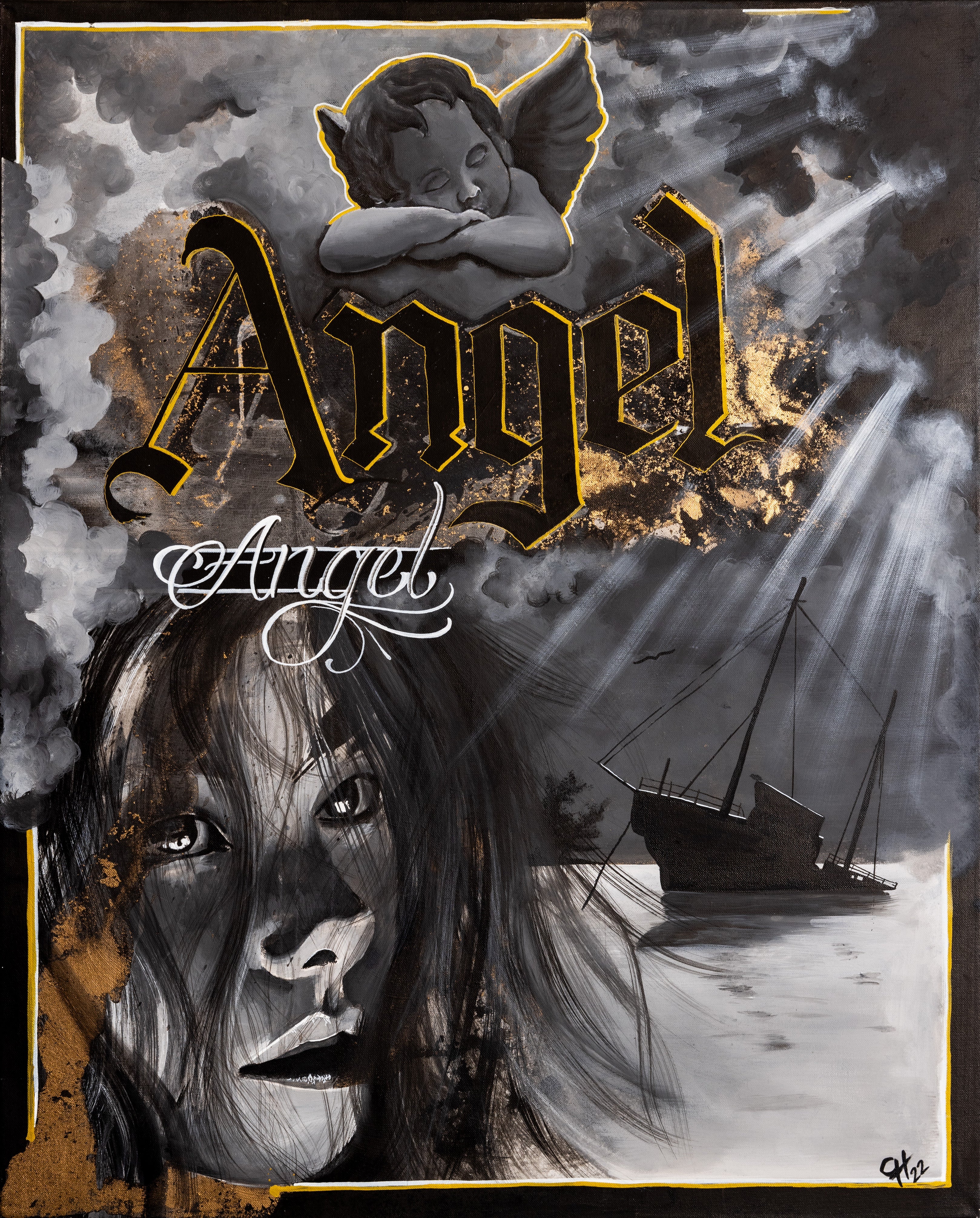 Leinwand "angel"