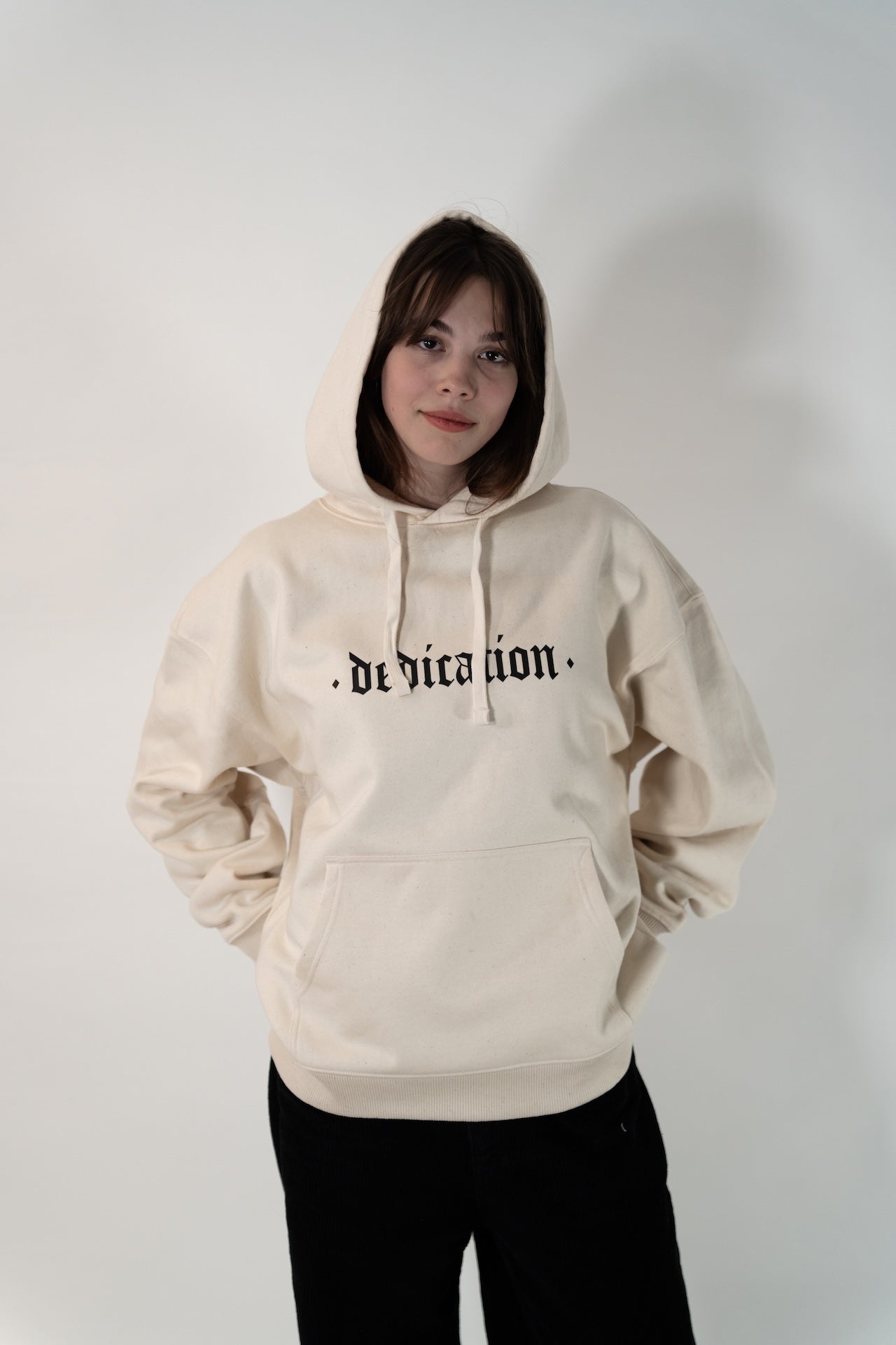 Oversize Hoodie "Dedication" Beige
