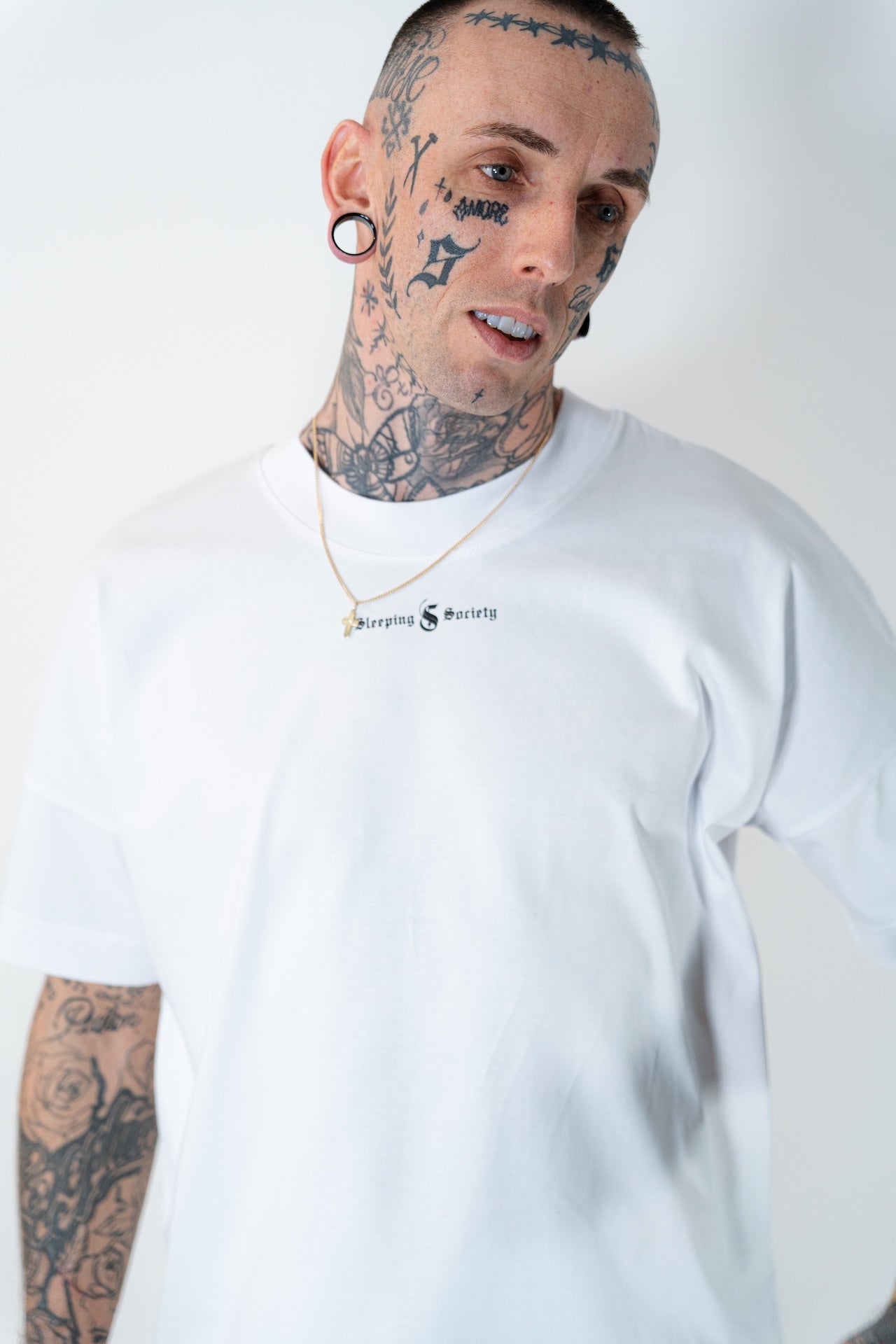 Oversize T-Shirt "all you need" Weiß