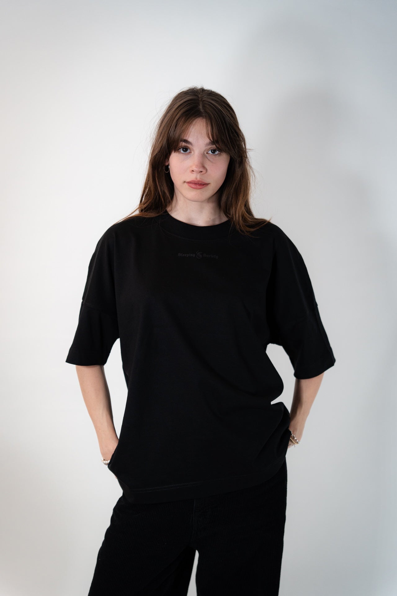 Oversize T-Shirt "all you need" Schwarz