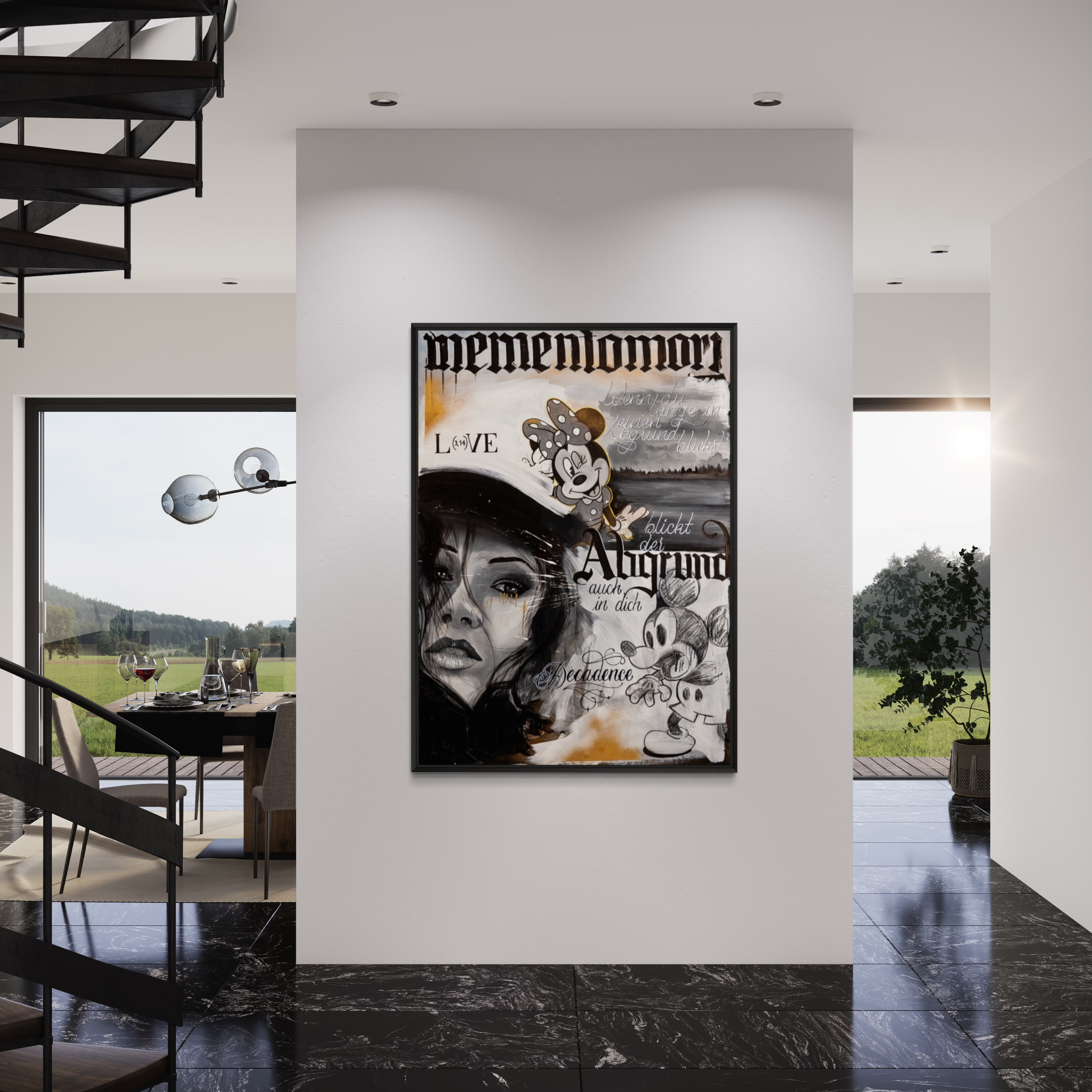 Leinwand "memento mori" - limited edition - 119x84cm