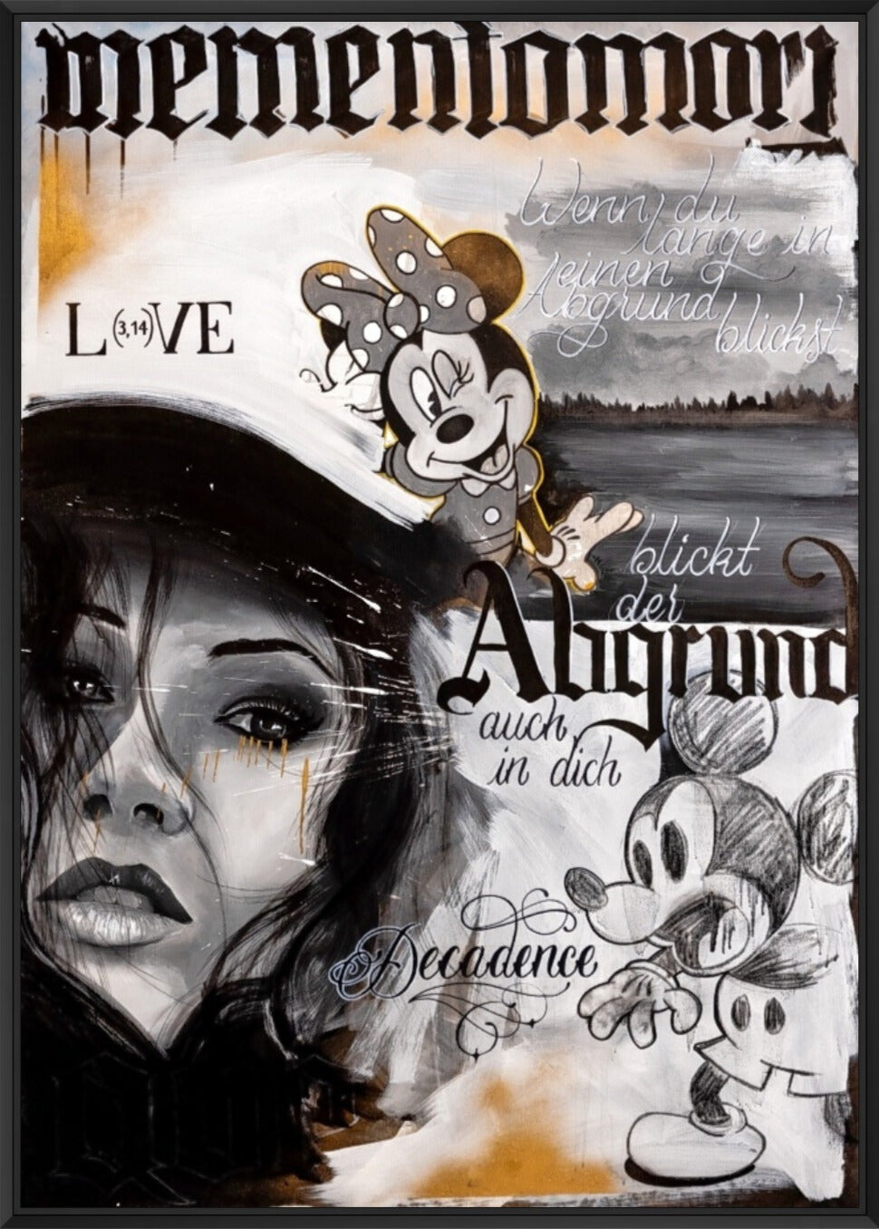 Leinwand "memento mori" - limited edition - 119x84cm