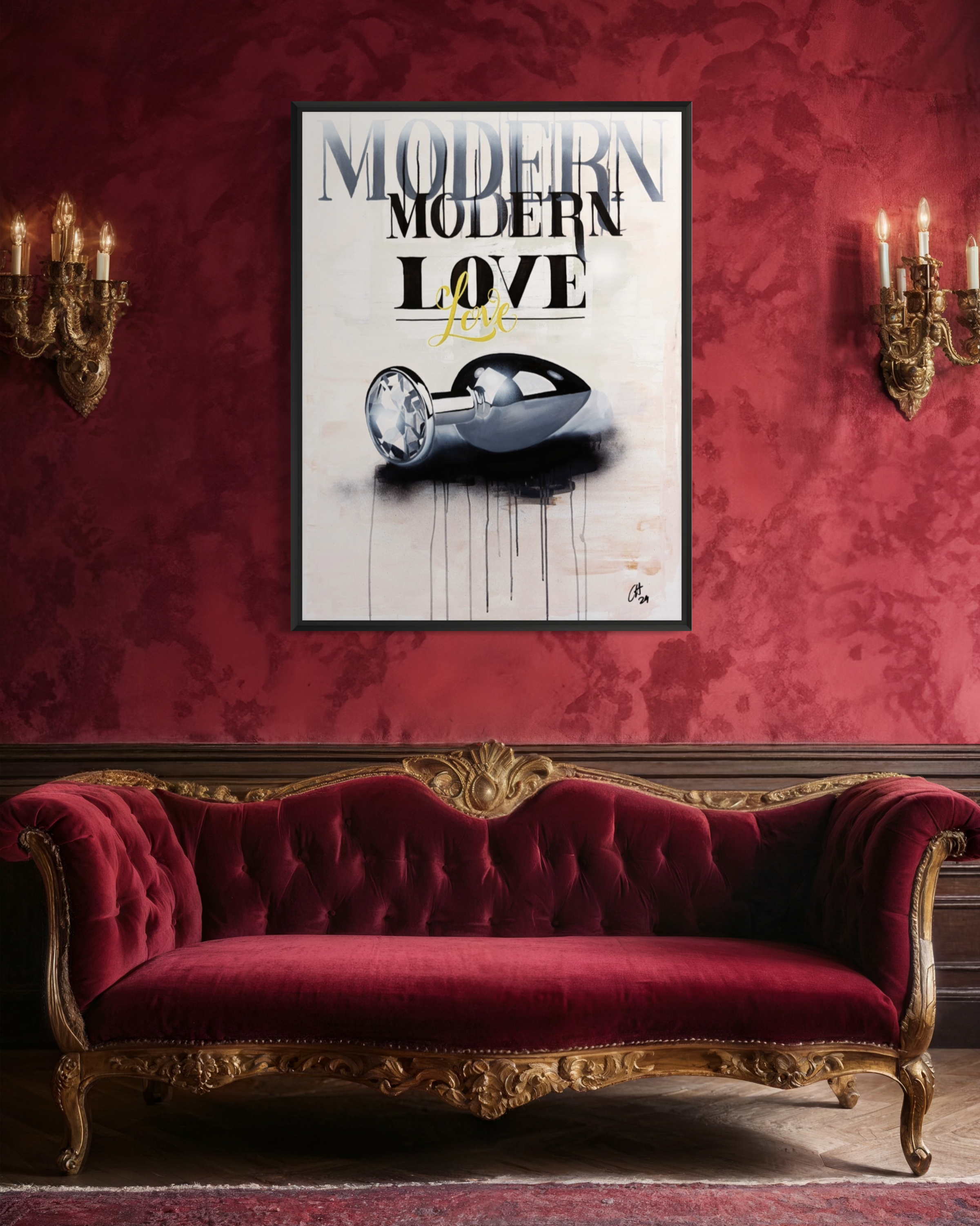 Leinwand "Modern love"