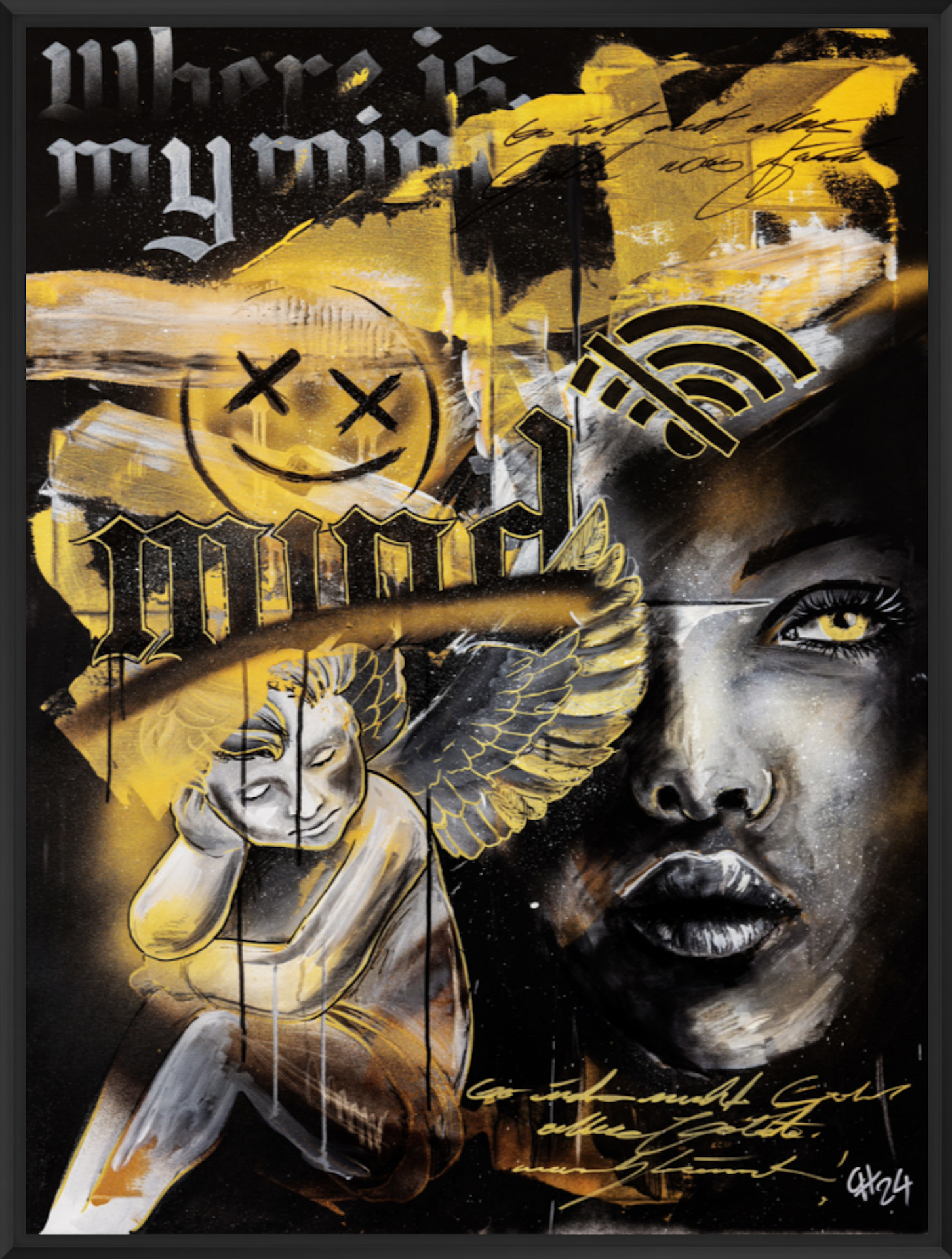 Leinwand "where is my mind"